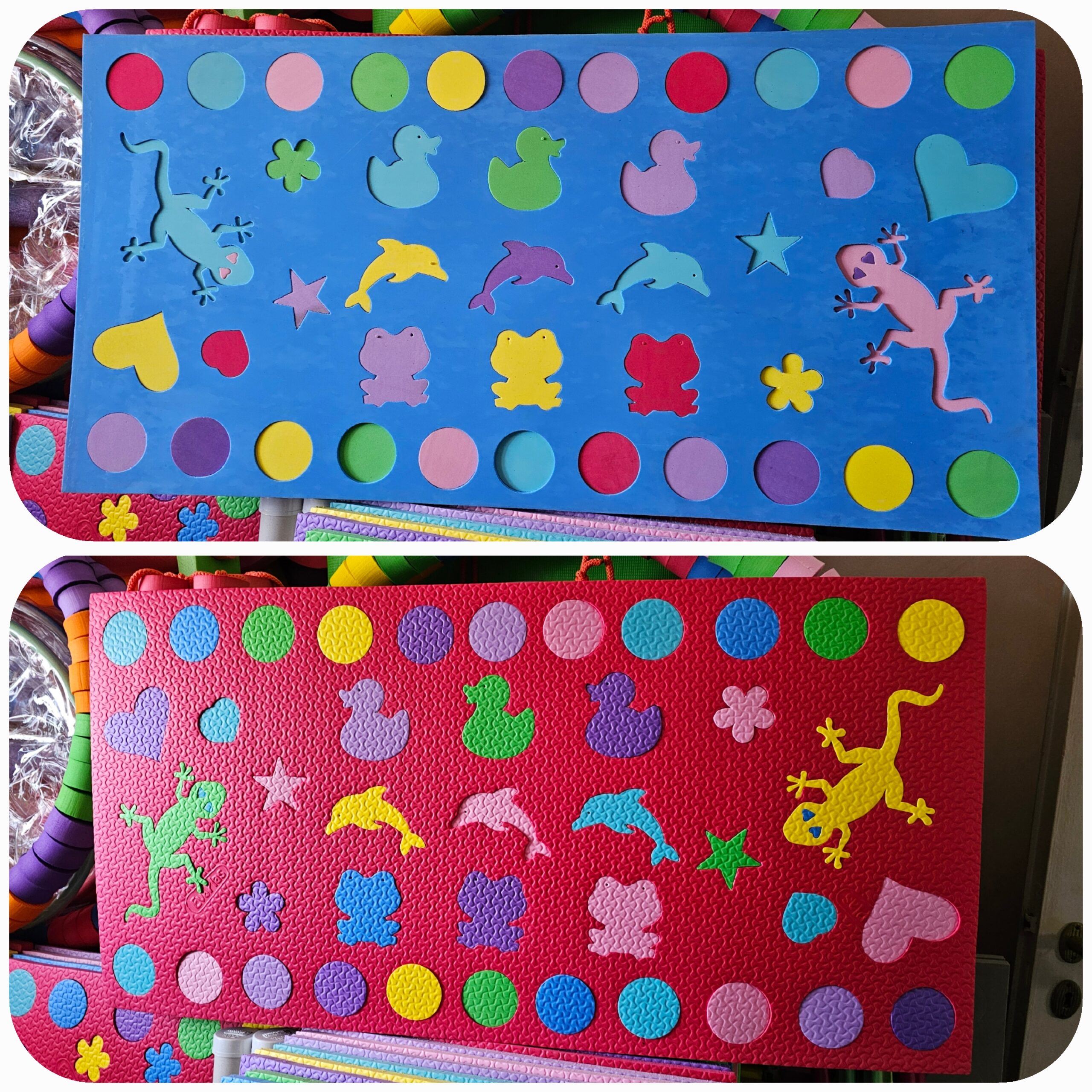 Alfombrita de flotación ventral y dorsal - Marina modelo 2024 animales grandes