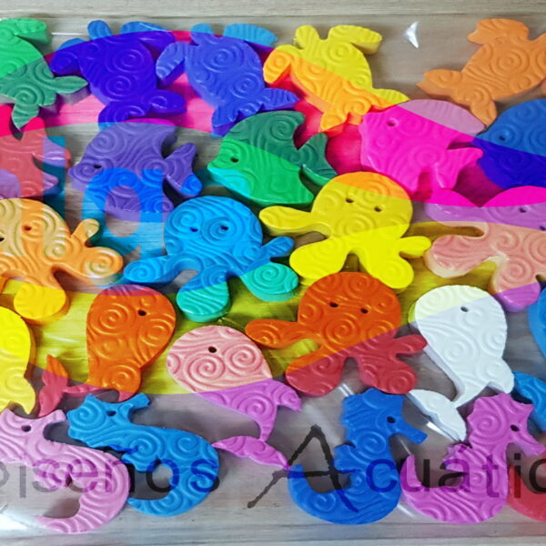 Animales Marinos en 15 mm por 25 unidades