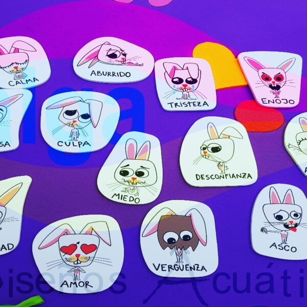 Pack 13 motivos emociones - Sublimados