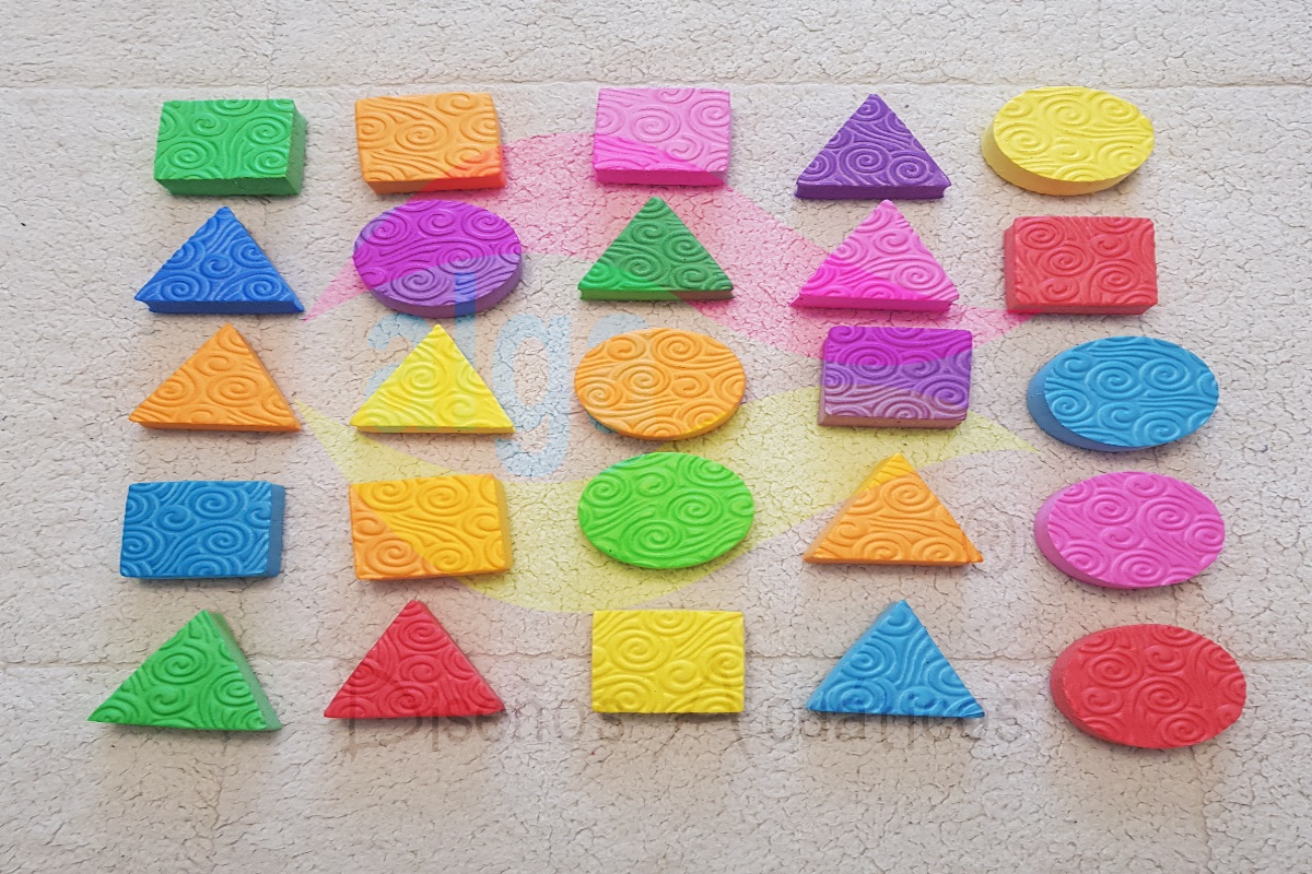 Figuras geométricas en 15 mm por 25 unidades - Image 2