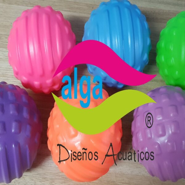Pelotas sensoriales con relieve
