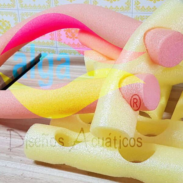 Unión cilíndrica con 2 perforaciones