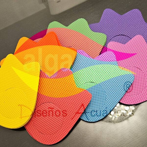 Patitas de Pato en goma eva de 4 mm de espesor