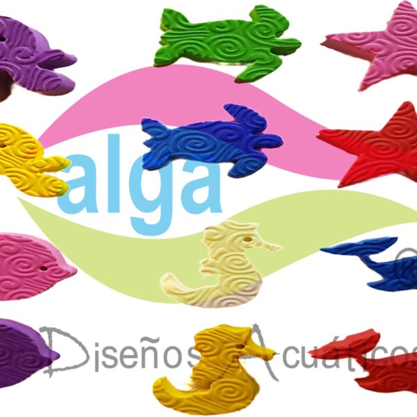 Animales Marinos 12 unidades - Hora del baño