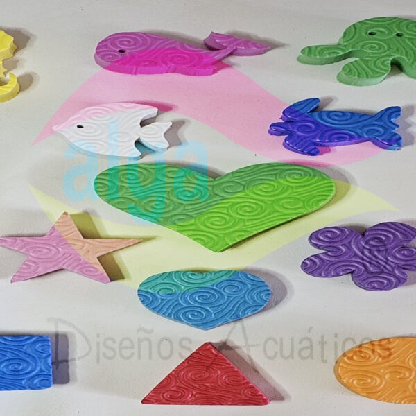 Animales Marinos  y más  12 unidades - Hora del baño