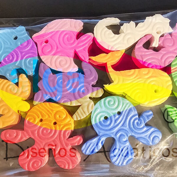 Animales Marinos 10 unidades - Hora del baño