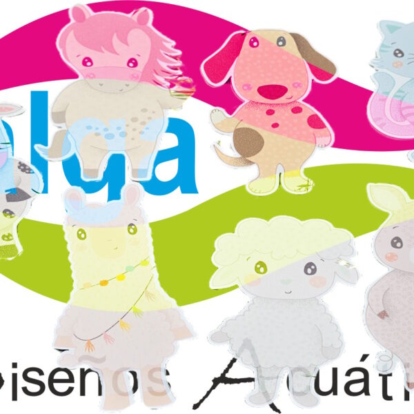SET - 7 animales GRANJA - Sublimados grandes