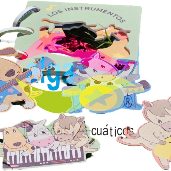 Libro ENCASTRABLE para el agua: INSTRUMENTOS