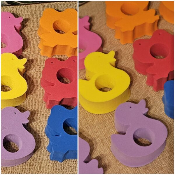 Sujeción de flotación para aros sumergibles