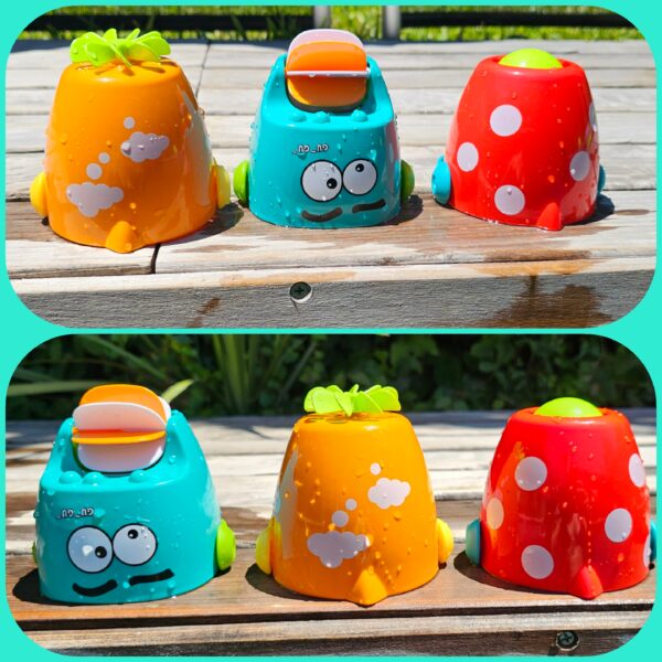 Tres baldecitos dinámicos