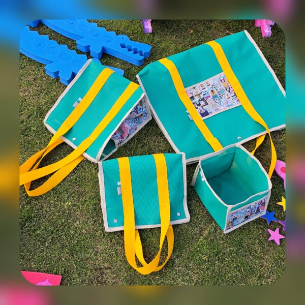 Set de 4 bolsas de diferentes tamaños