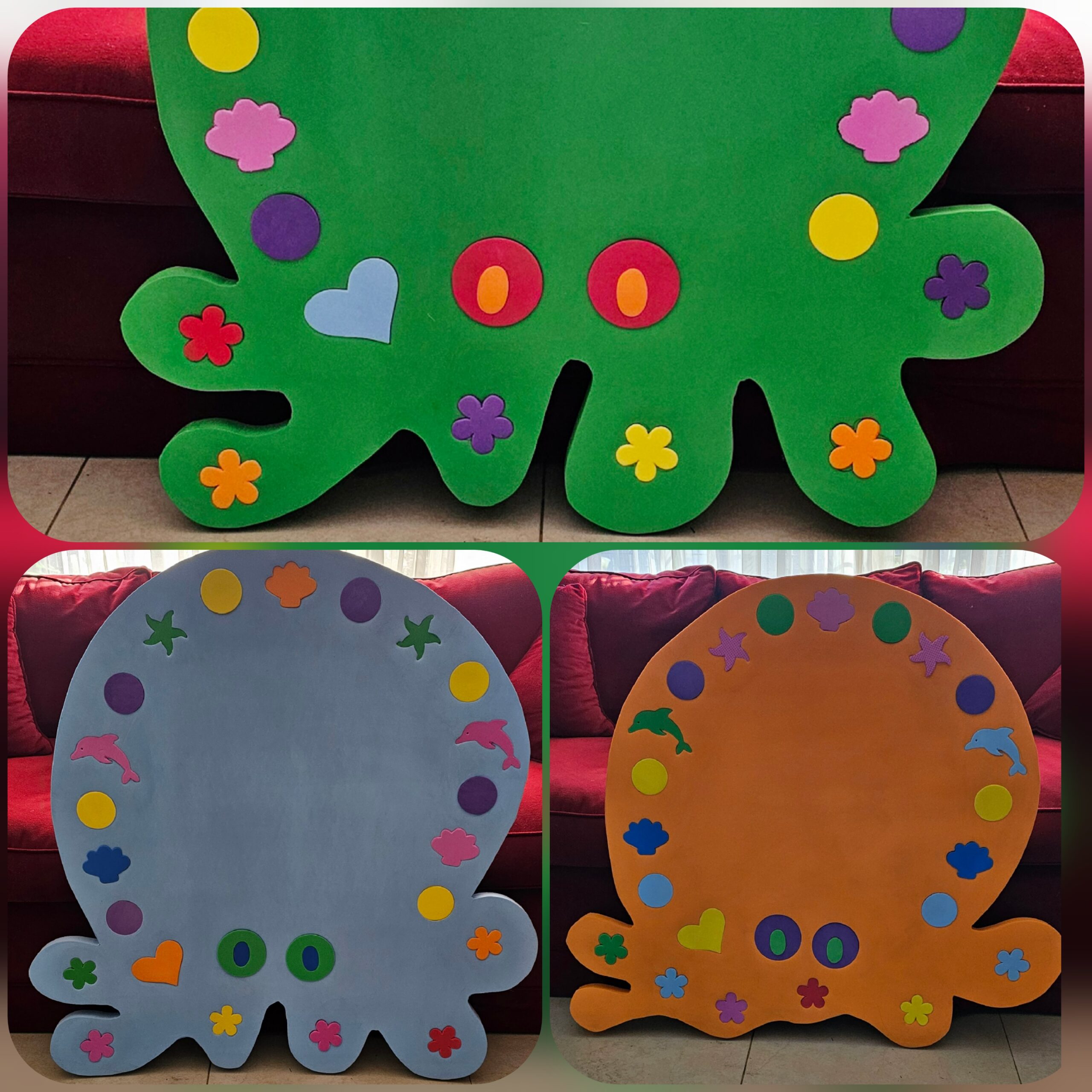 Pulpo - Isla mediana con encastrables