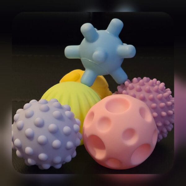 Pelotas sensoriales por seis